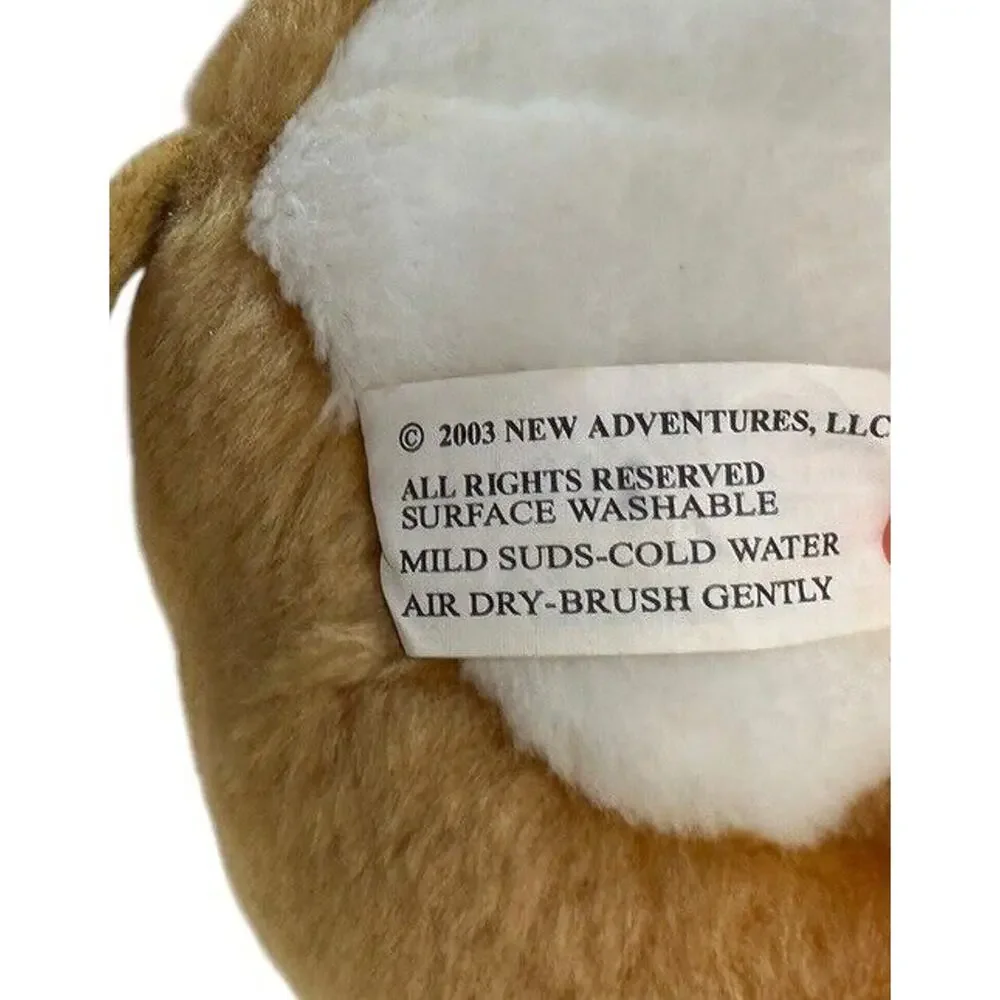Vtg New Adventures Christmas Cat Plush Reads Twas The Night Before Christmas 10
